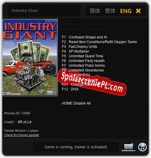 Industry Giant: Treinador (V1.0.62)