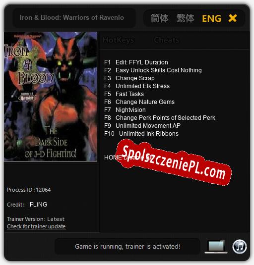 Iron & Blood: Warriors of Ravenloft: Cheats, Trainer +10 [FLiNG]