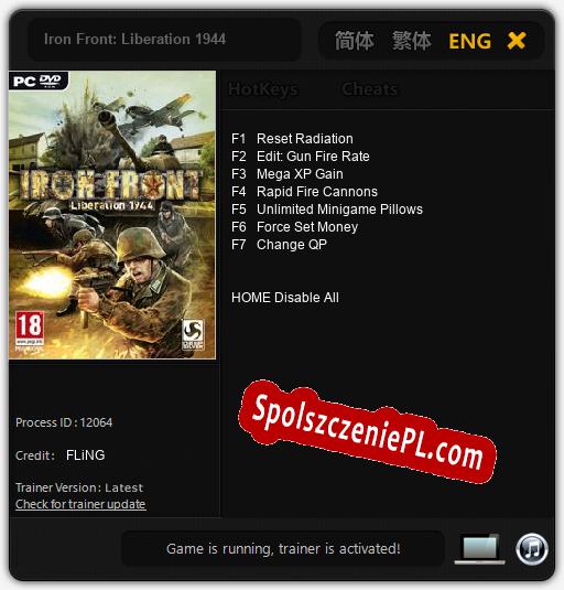 Iron Front: Liberation 1944: Treinador (V1.0.55)