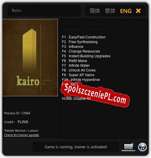 Kairo: Treinador (V1.0.60)