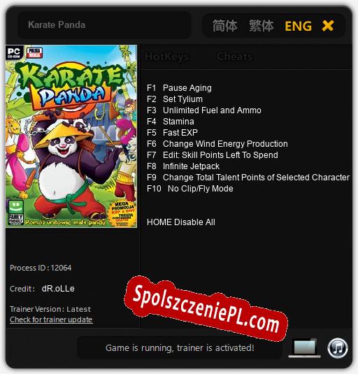 Karate Panda: Cheats, Trainer +10 [dR.oLLe]