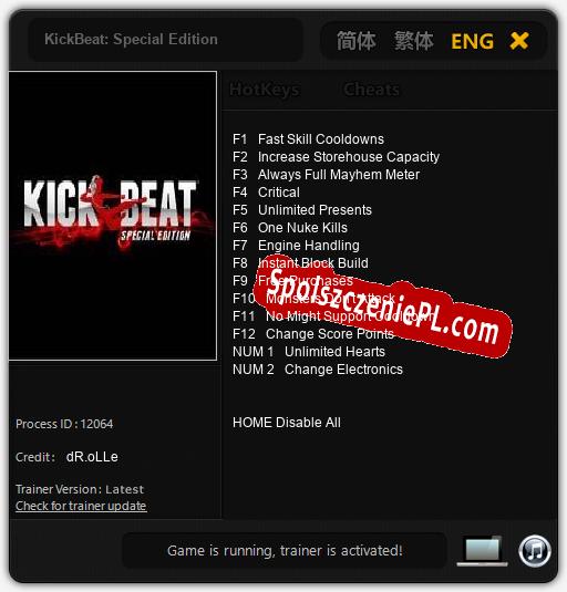 KickBeat: Special Edition: Treinador (V1.0.31)