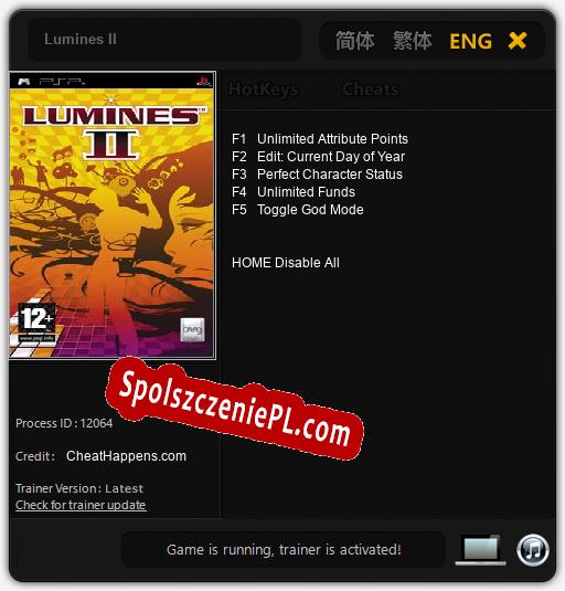 Treinador liberado para Lumines II [v1.0.1]