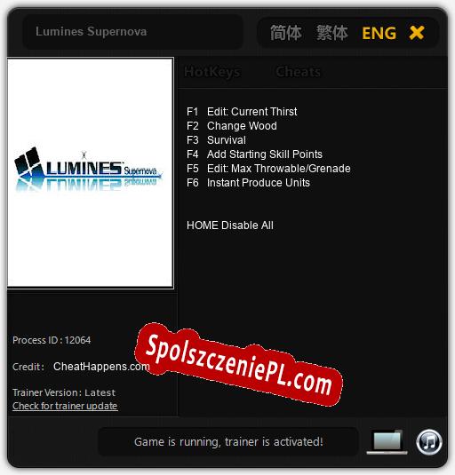 Lumines Supernova: Cheats, Trainer +6 [CheatHappens.com]