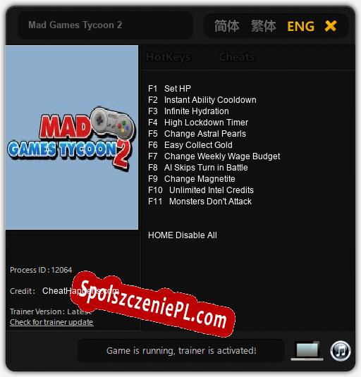 Mad Games Tycoon 2: Cheats, Trainer +11 [CheatHappens.com]