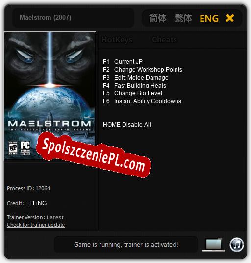 Maelstrom (2007): Treinador (V1.0.68)