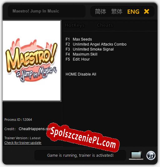 Maestro! Jump In Music: Cheats, Trainer +5 [CheatHappens.com]