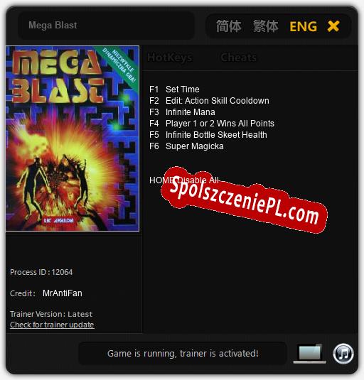 Mega Blast: Cheats, Trainer +6 [MrAntiFan]