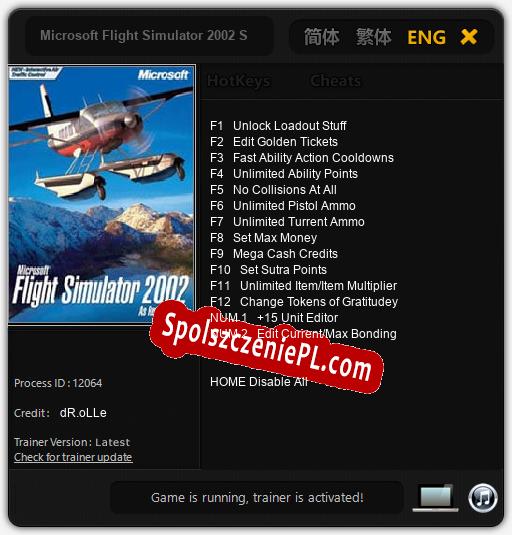 Microsoft Flight Simulator 2002 Standard Edition: Treinador (V1.0.31)