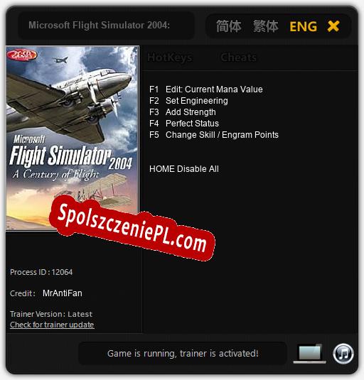 Microsoft Flight Simulator 2004: A Century of Flight: Treinador (V1.0.13)