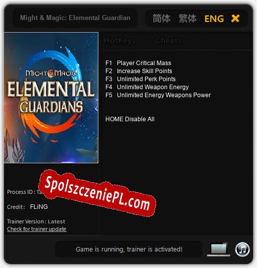 Might & Magic: Elemental Guardians: Trainer +5 [v1.4]