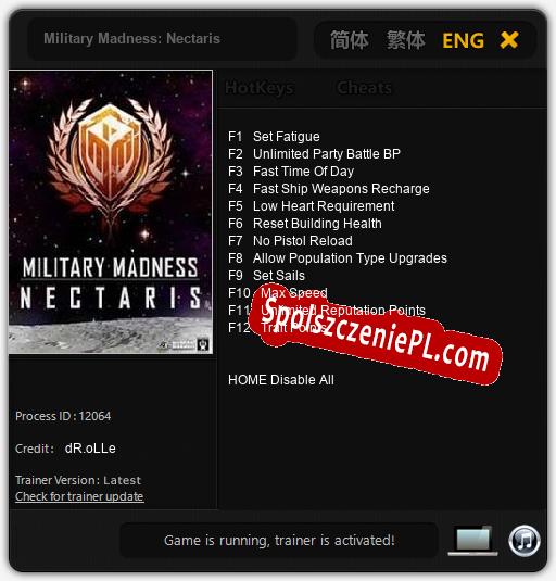 Military Madness: Nectaris: Trainer +12 [v1.2]