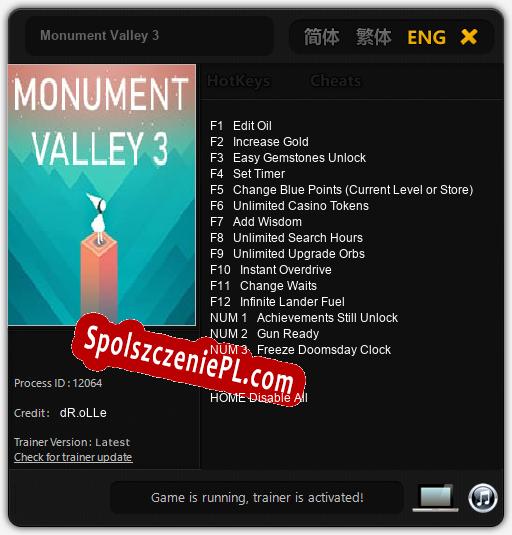 Treinador liberado para Monument Valley 3 [v1.0.1]