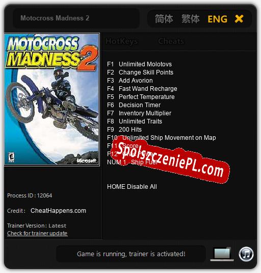 Motocross Madness 2: Cheats, Trainer +13 [CheatHappens.com]