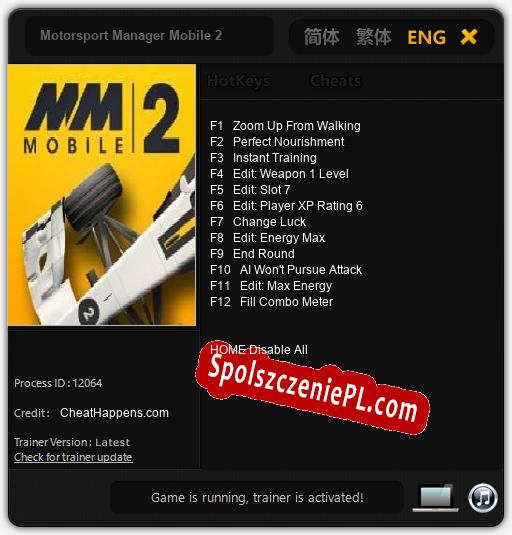 Treinador liberado para Motorsport Manager Mobile 2 [v1.0.1]