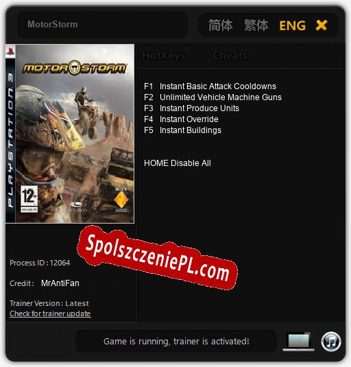 MotorStorm: Trainer +5 [v1.2]