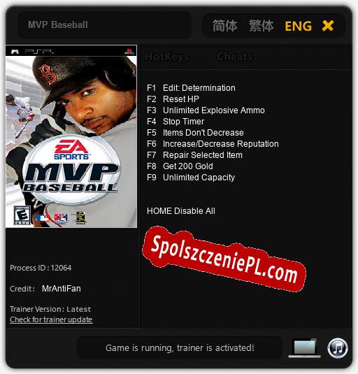 Treinador liberado para MVP Baseball [v1.0.5]