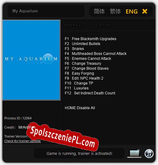 My Aquarium: Trainer +12 [v1.8]