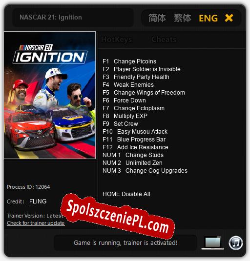 Treinador liberado para NASCAR 21: Ignition [v1.0.4]