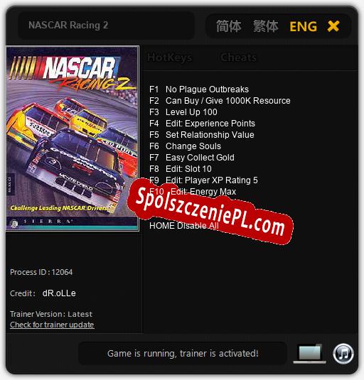 NASCAR Racing 2: Treinador (V1.0.68)