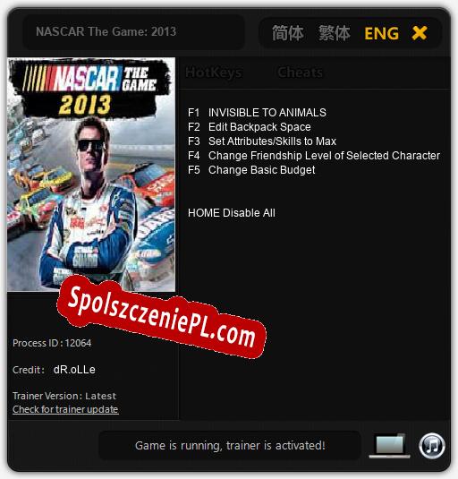 NASCAR The Game: 2013: Treinador (V1.0.27)