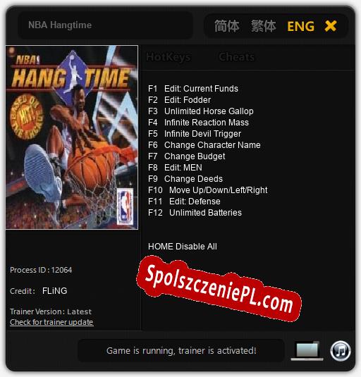 Treinador liberado para NBA Hangtime [v1.0.8]