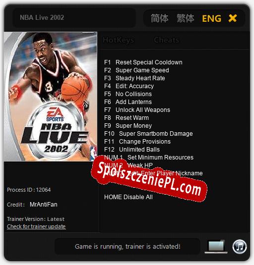 NBA Live 2002: Treinador (V1.0.23)