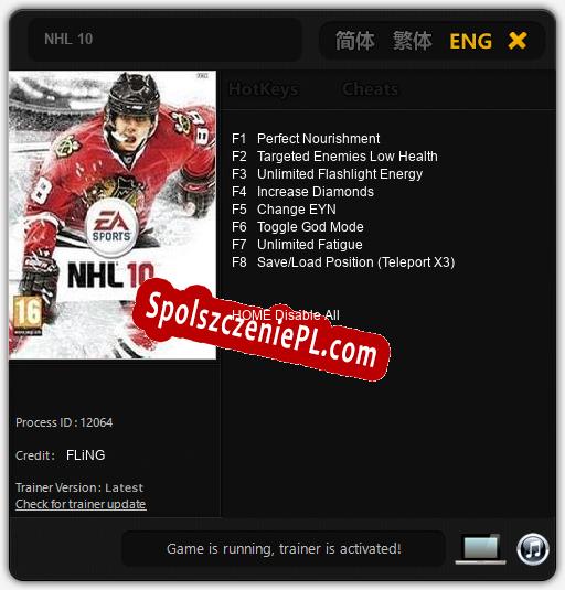 Treinador liberado para NHL 10 [v1.0.2]