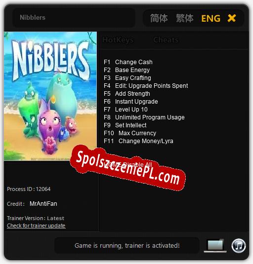 Nibblers: Trainer +11 [v1.1]