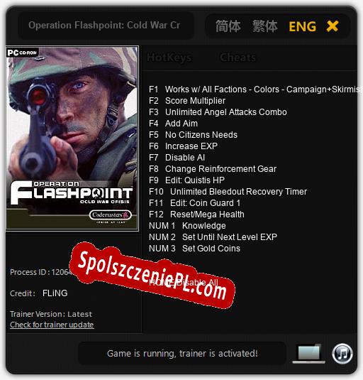 Treinador liberado para Operation Flashpoint: Cold War Crisis [v1.0.5]