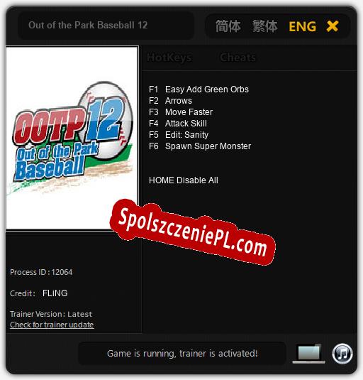 Out of the Park Baseball 12: Cheats, Trainer +6 [FLiNG]