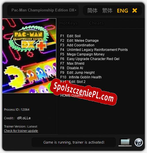 Pac-Man Championship Edition DX+: Cheats, Trainer +11 [dR.oLLe]