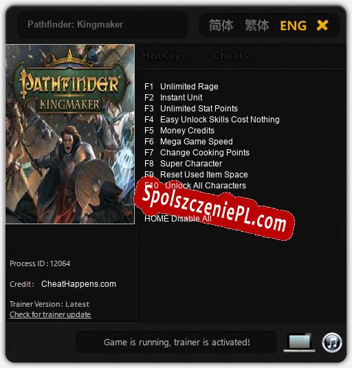 Pathfinder: Kingmaker: Cheats, Trainer +10 [CheatHappens.com]