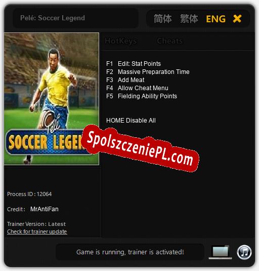 Treinador liberado para Pelé: Soccer Legend [v1.0.5]