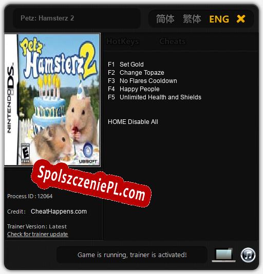 Treinador liberado para Petz: Hamsterz 2 [v1.0.8]