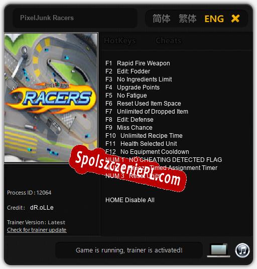 PixelJunk Racers: Cheats, Trainer +15 [dR.oLLe]