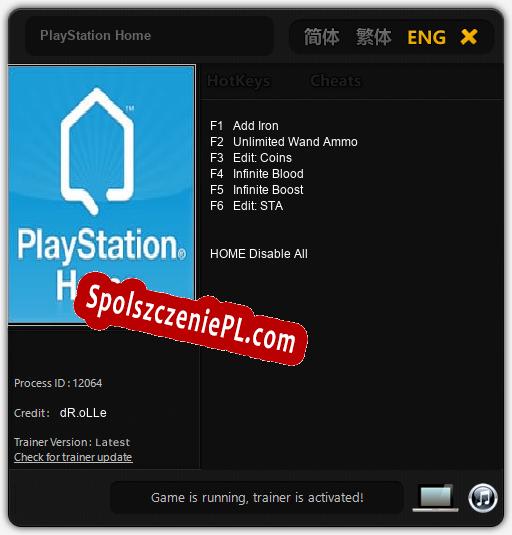 PlayStation Home: Cheats, Trainer +6 [dR.oLLe]