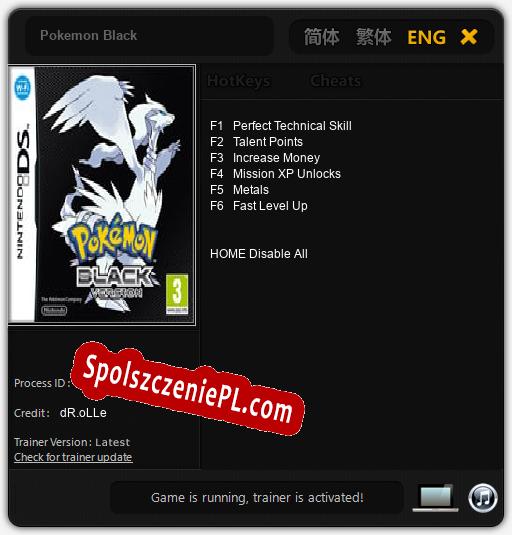 Pokemon Black: Treinador (V1.0.77)