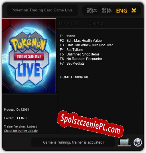 Pokemon Trading Card Game Live: Trainer +7 [v1.7]