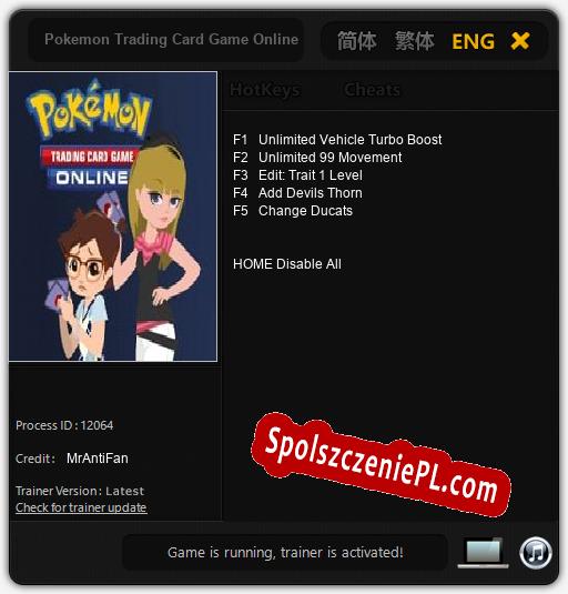 Pokemon Trading Card Game Online: Trainer +5 [v1.8]