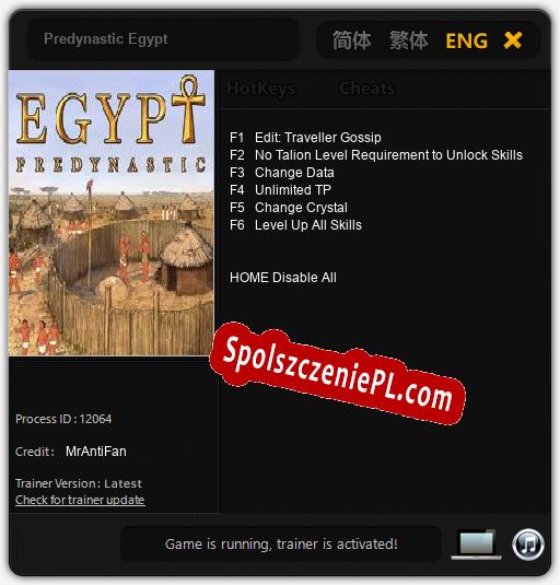 Predynastic Egypt: Treinador (V1.0.95)