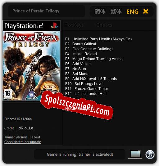 Prince of Persia Trilogy: Treinador (V1.0.53)