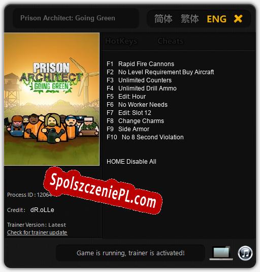 Prison Architect: Going Green: Cheats, Trainer +10 [dR.oLLe]