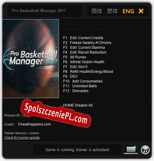 Pro Basketball Manager 2017: Treinador (V1.0.91)