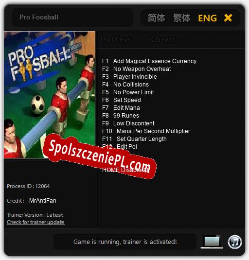 Pro Foosball: Treinador (V1.0.75)