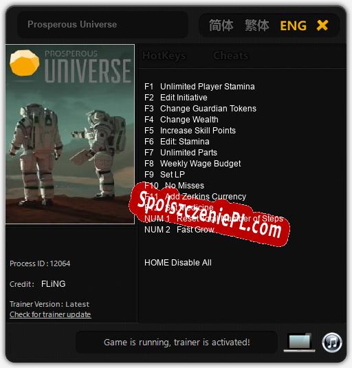 Prosperous Universe: Cheats, Trainer +14 [FLiNG]