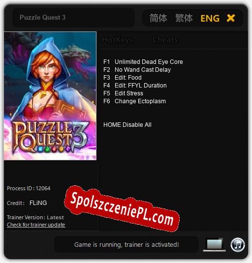 Puzzle Quest 3: Cheats, Trainer +6 [FLiNG]