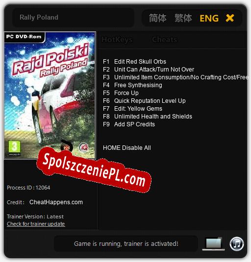 Rally Poland: Cheats, Trainer +9 [CheatHappens.com]