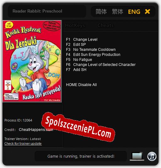 Reader Rabbit: Preschool: Treinador (V1.0.6)