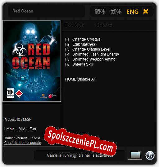 Red Ocean: Cheats, Trainer +6 [MrAntiFan]